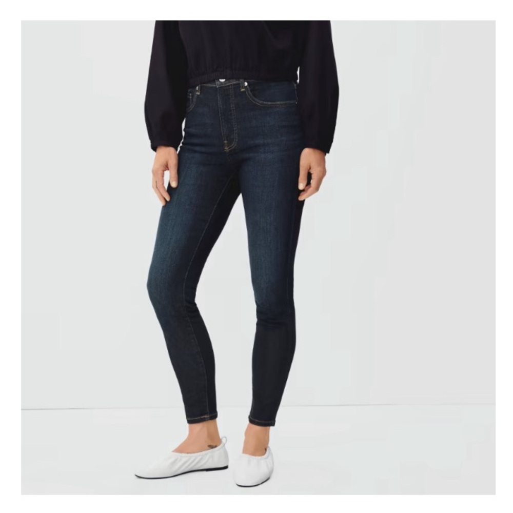 Everlane Stretch High Rise Skinny Jeans